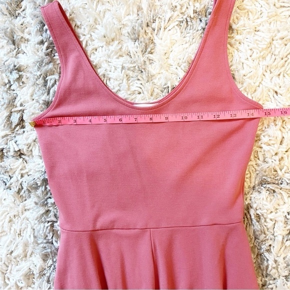 Leith | Women’s Maeve Pink Rayon/Spandex Blend Midi Length Dress Small - Picture 6 of 7